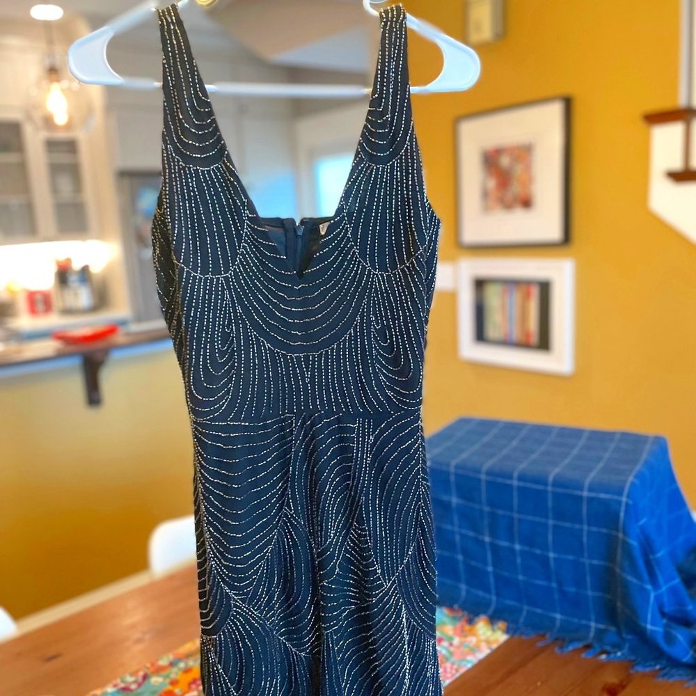 Mango Beaded Cocktail Dress - Size 4